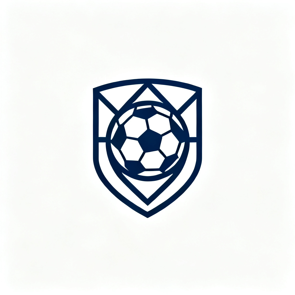 AI soccer club crest logo