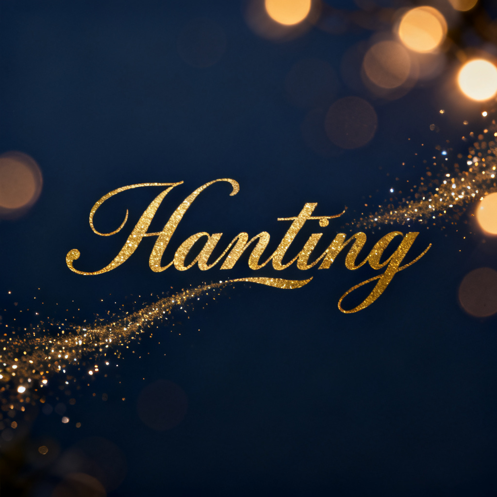 AI glittering golden title Mother's Day animated card