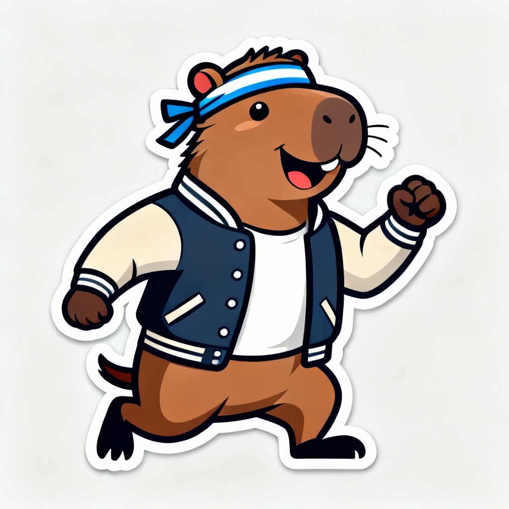 AI Capybara Mascot for School