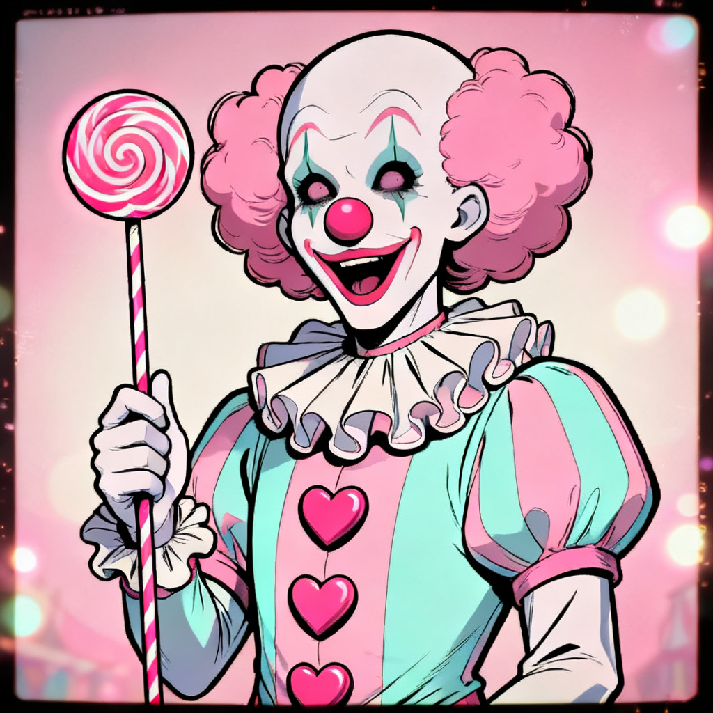 Candy clown performer Dandy's World OC