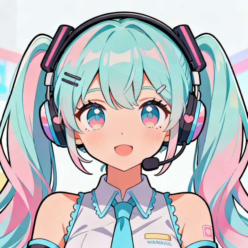 AI VTuber anime girl avatar