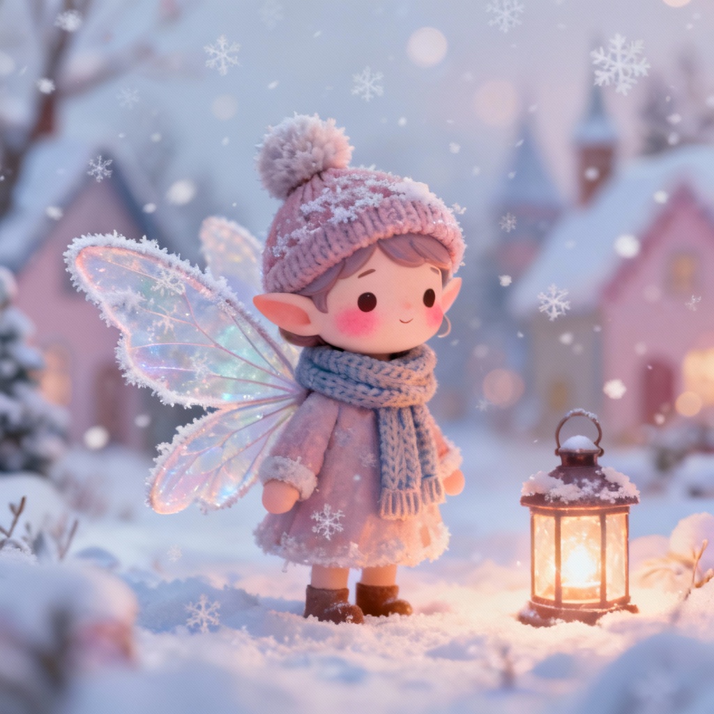 AI Cozy Winter Sprite Fairy