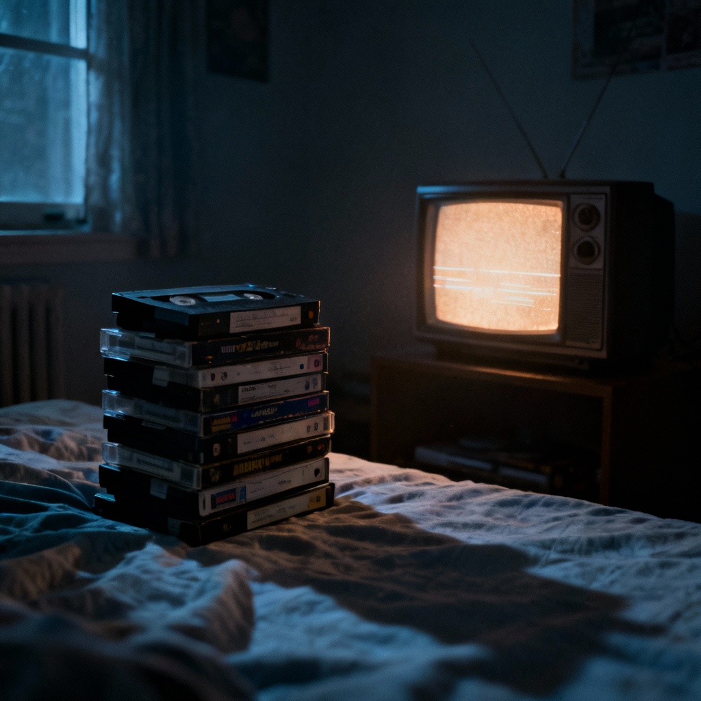 AI Analog Horror Bedroom Scene