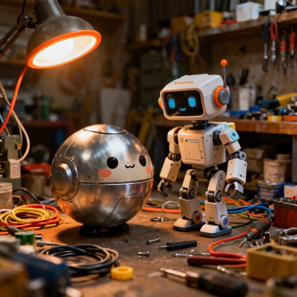 AI Droid Sidekicks In Workshop