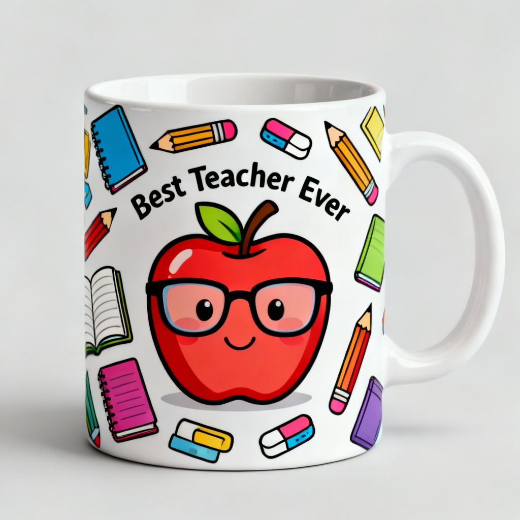 AI Apple Mug Gift Design