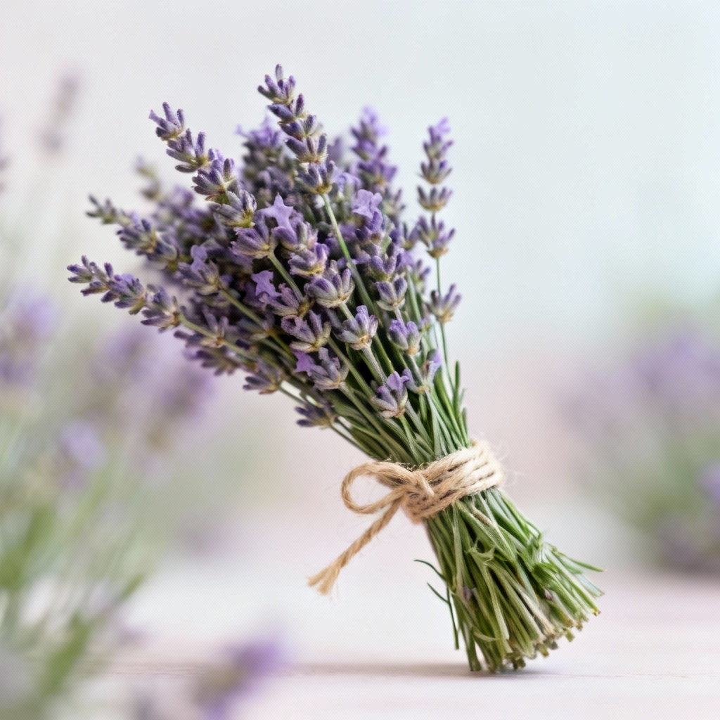 AI Lavender Bouquet in Soft Provence Style