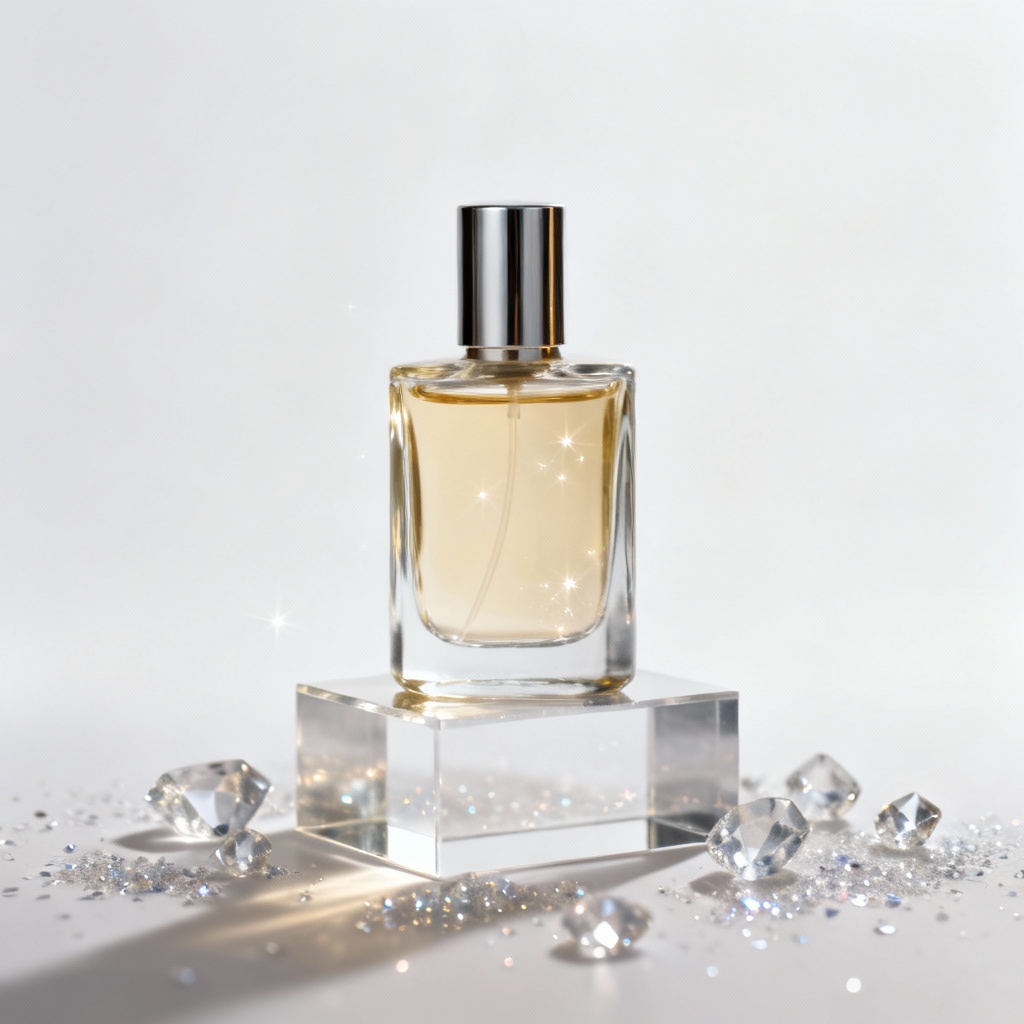 AI glittering product photography