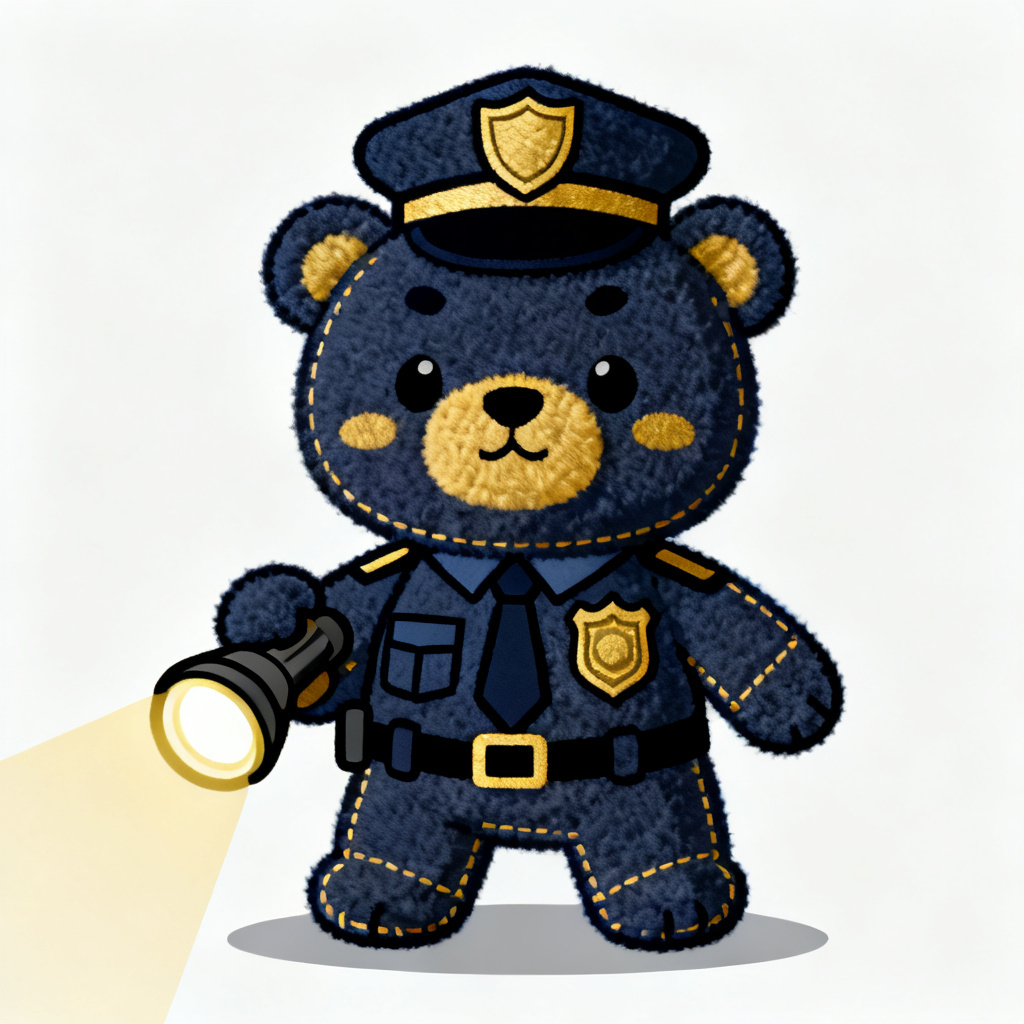 Plush security guard Dandy's World OC