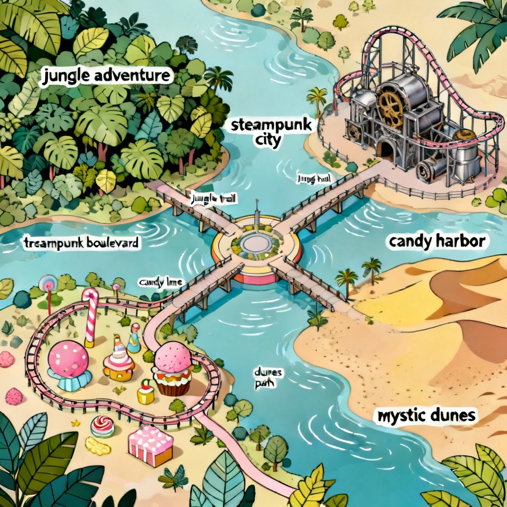 Water Ride Designs Free AI Theme Park Generator Online | Design Rides, Maps, and Parks