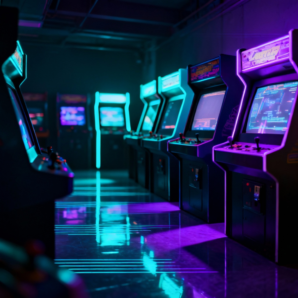 AI CRT Arcade Glow