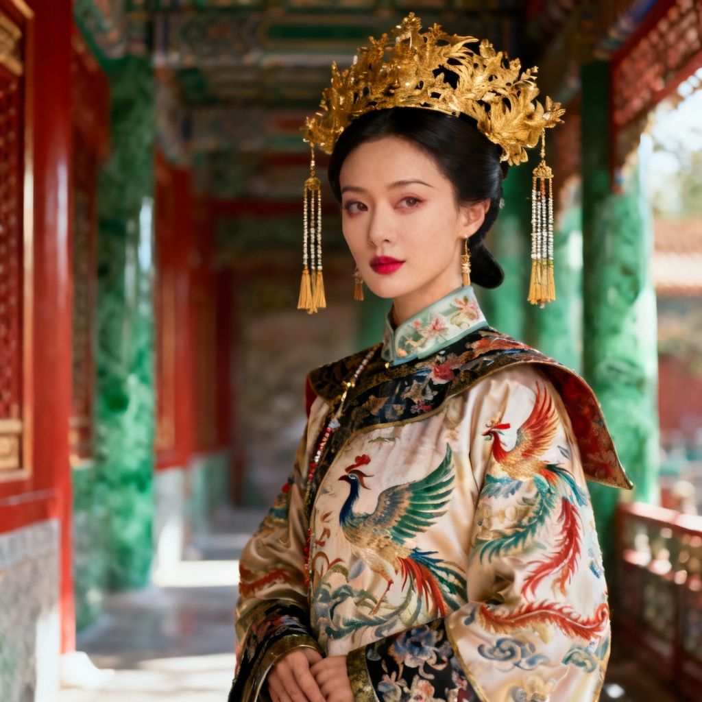 AI Zhen Huan style imperial concubine portrait