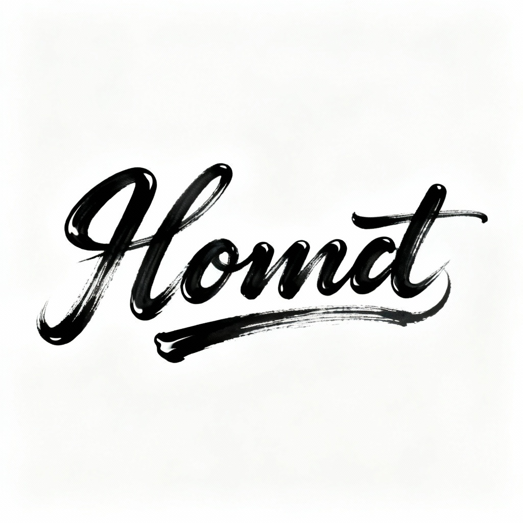 AI calligraphy smoothed ink strokes