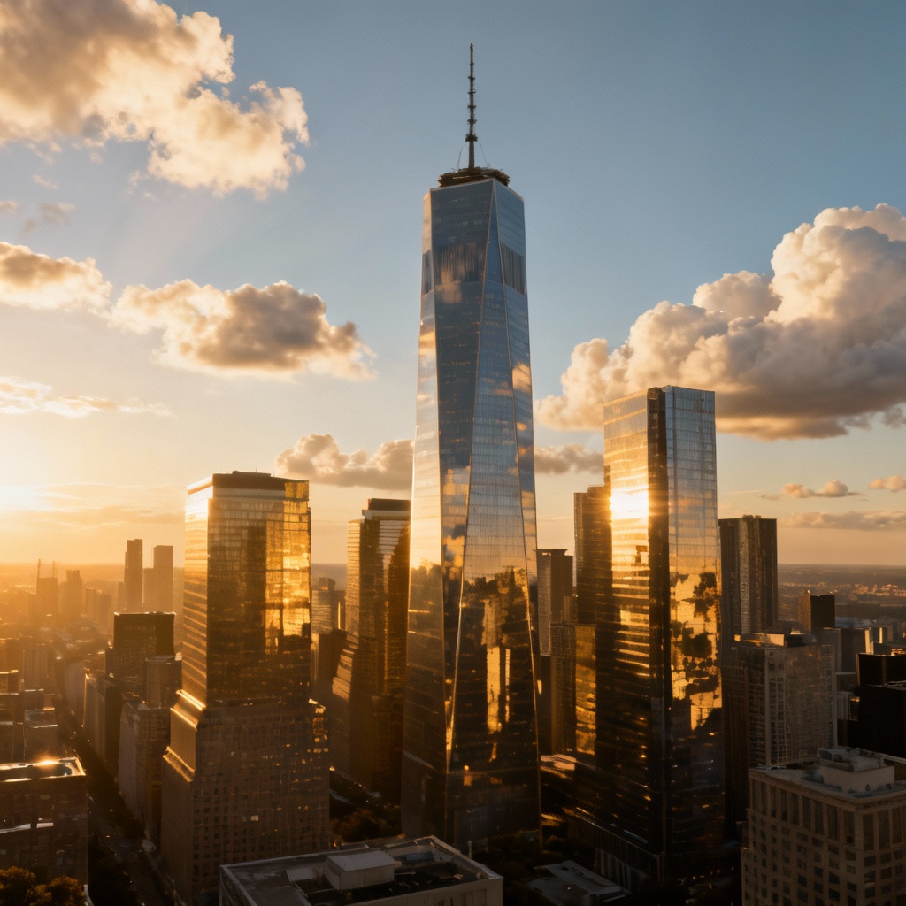 AI Beautifulwork Golden Hour Cityscape
