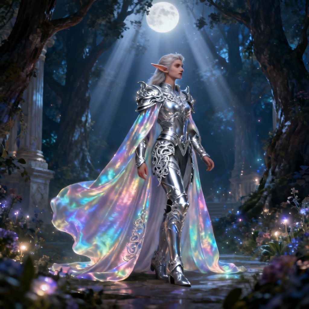 AI Fantasy Elf Royal Cape
