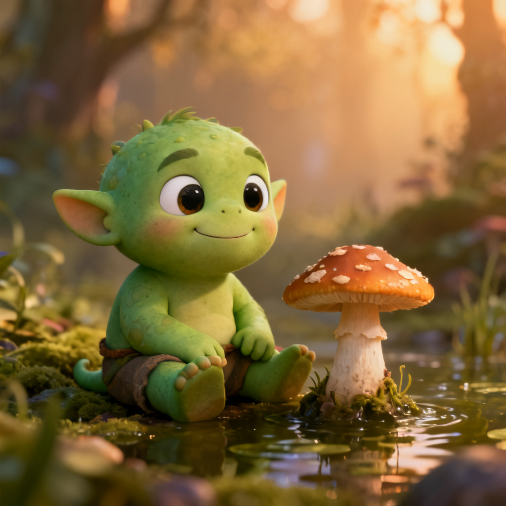 AI Cute Baby Ogre image from ai-shrek-generator