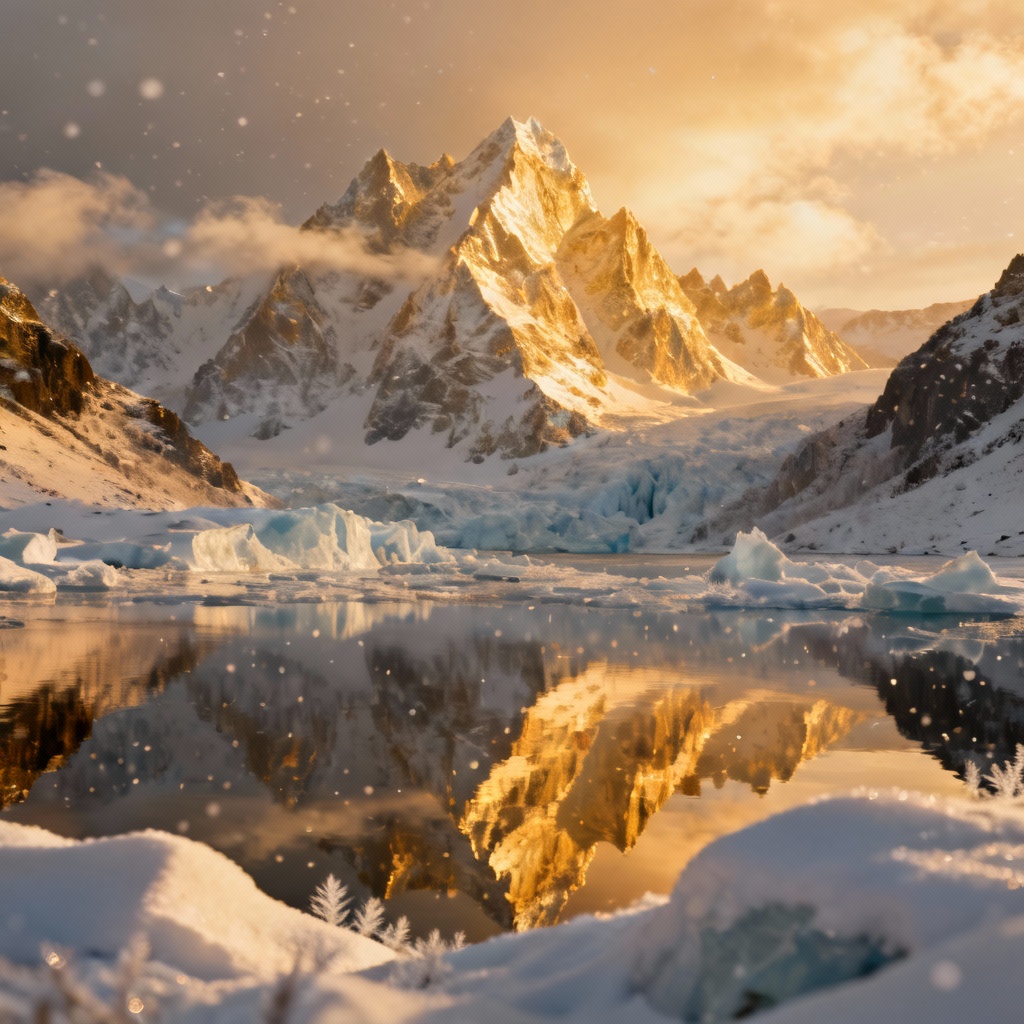 Free AI Snowy Mountain Generator Online | Create Winter Mountain Images