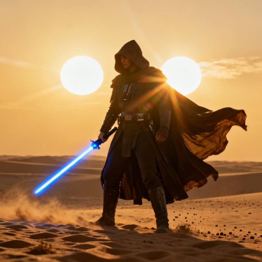 AI Twin Suns Desert Knight