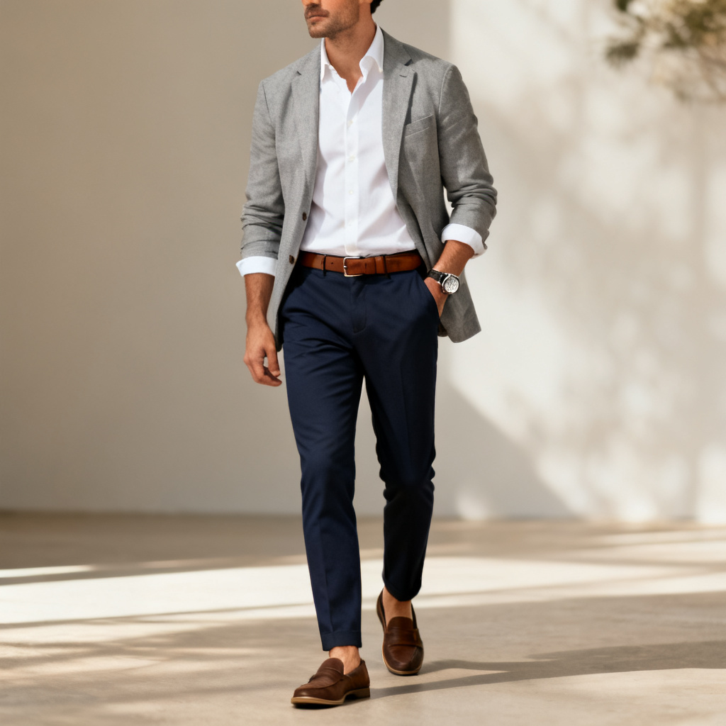 AI business casual work outfit