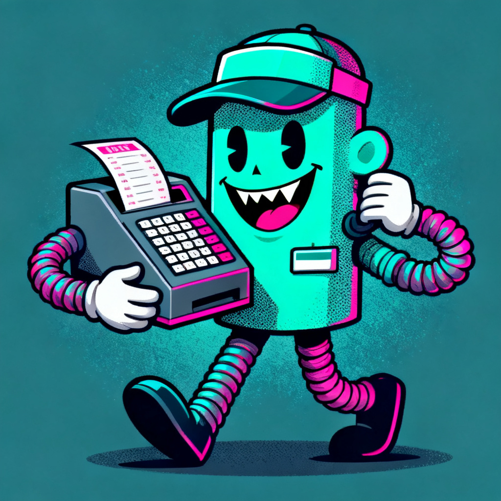 Neon ticket-taker Dandy's World OC