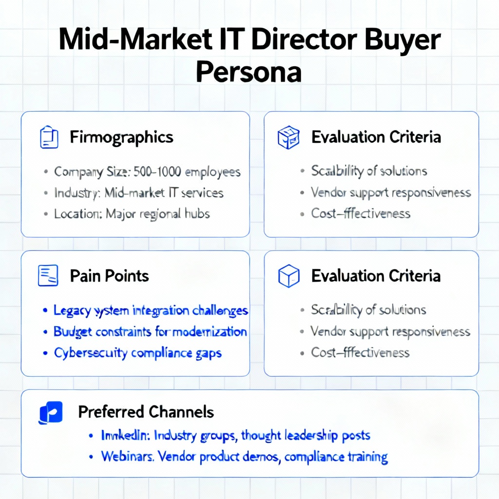 AI buyer persona for B2B SaaS decision maker