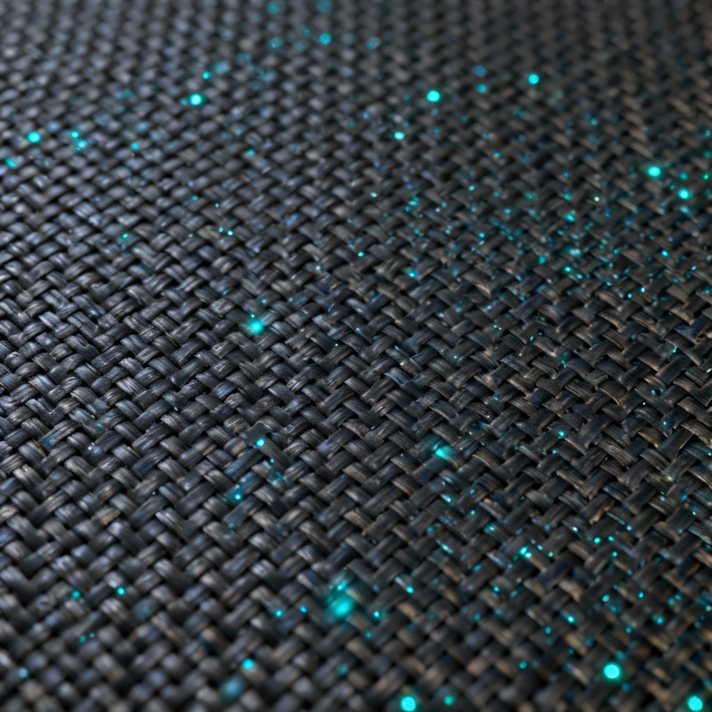 Quantum fiber weave carbon nano pattern