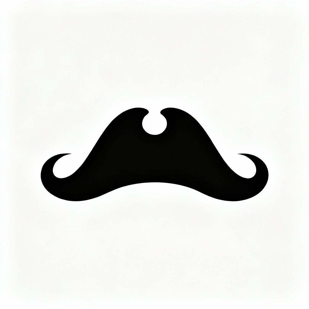 Minimal vector logo of a tricorn hat silhouette