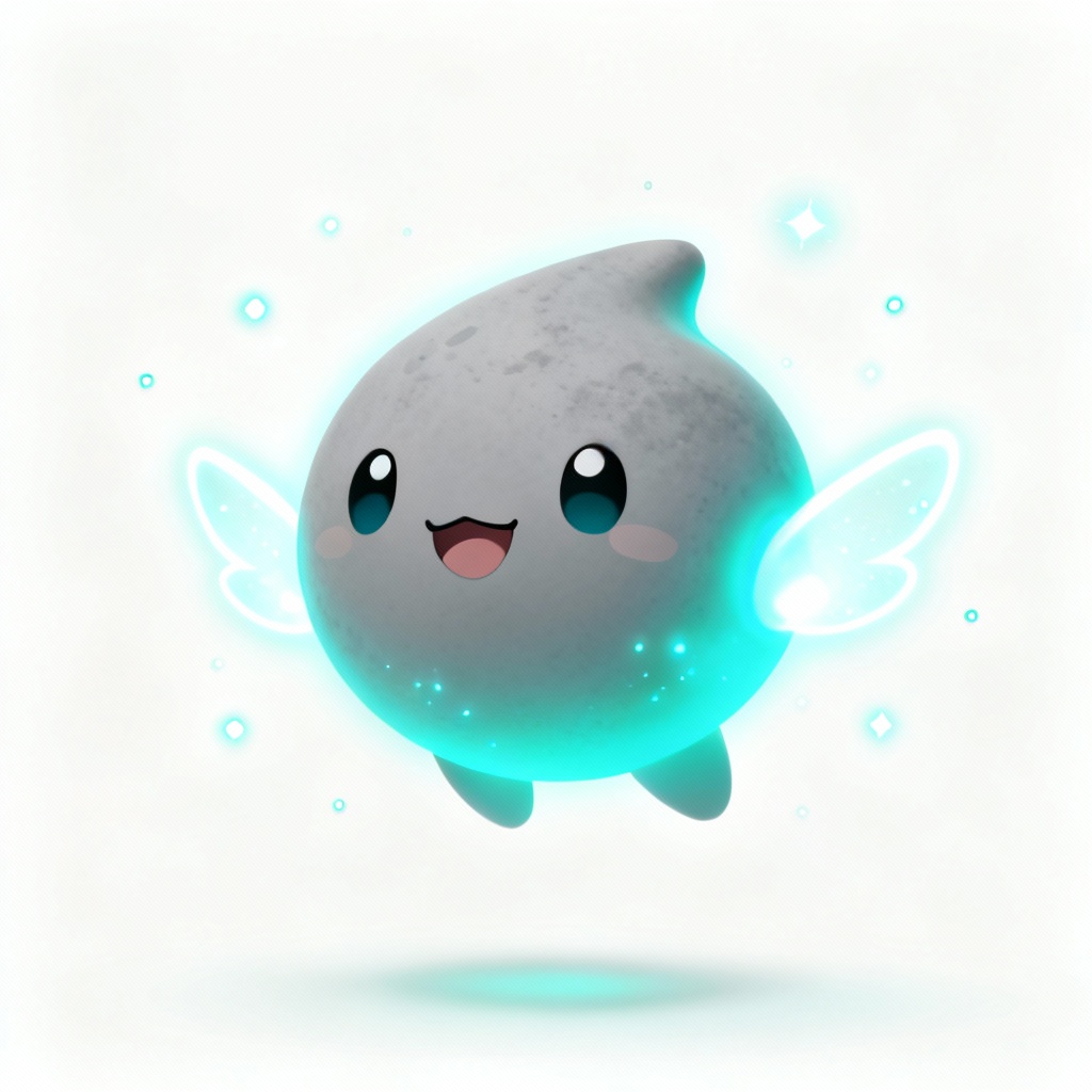 AI Ash Navi Pet floating companion with soft glow