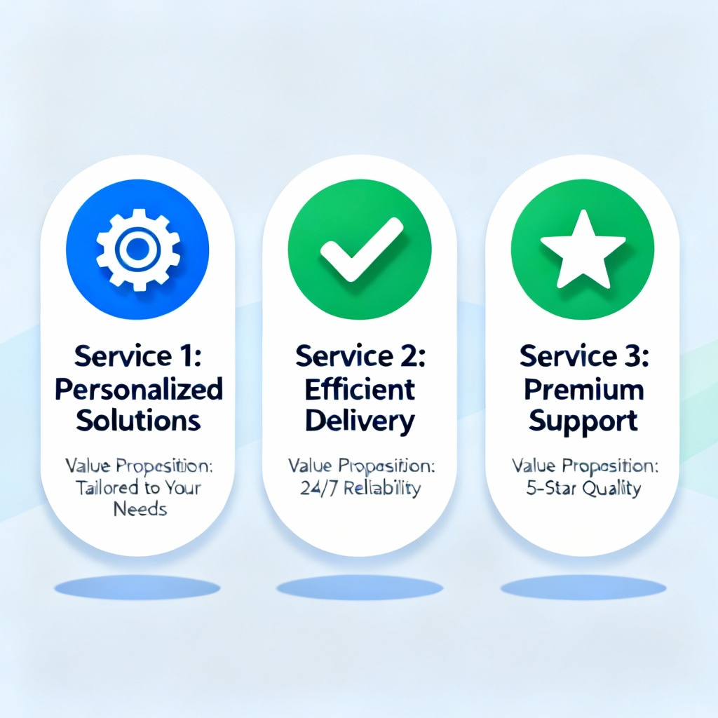 AI services and value proposition graphic