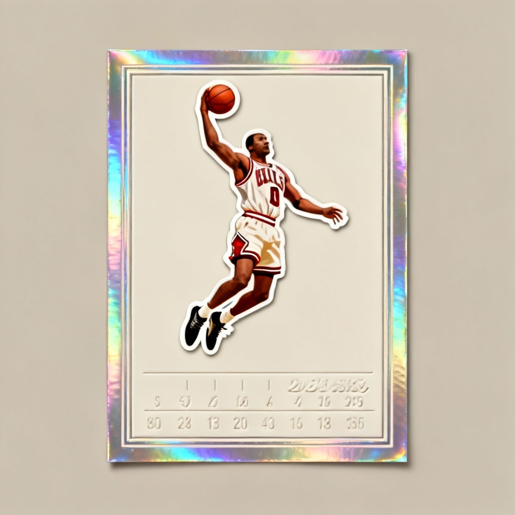 AI NBA trading card generator look