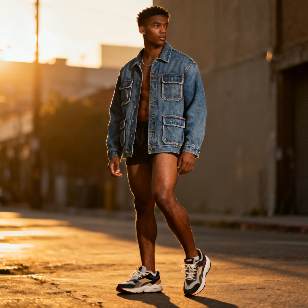 AI skinny generator full body outfit preview