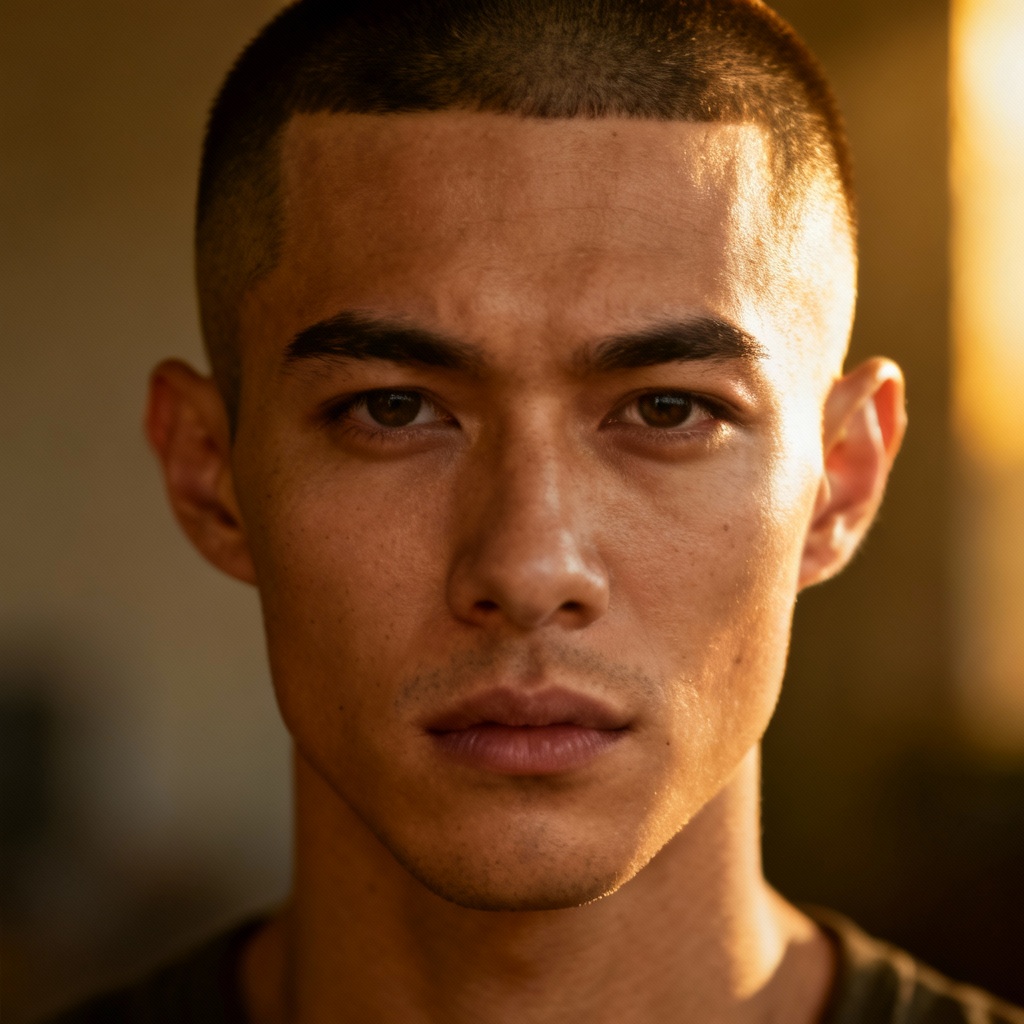 AI Skin Fade Buzzcut Try-On