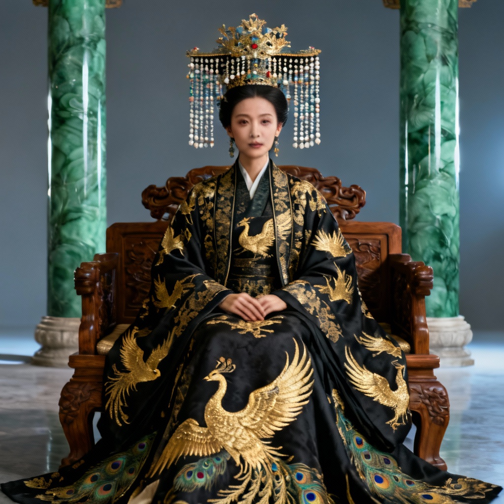 AI Zhen Huan queen in court audience