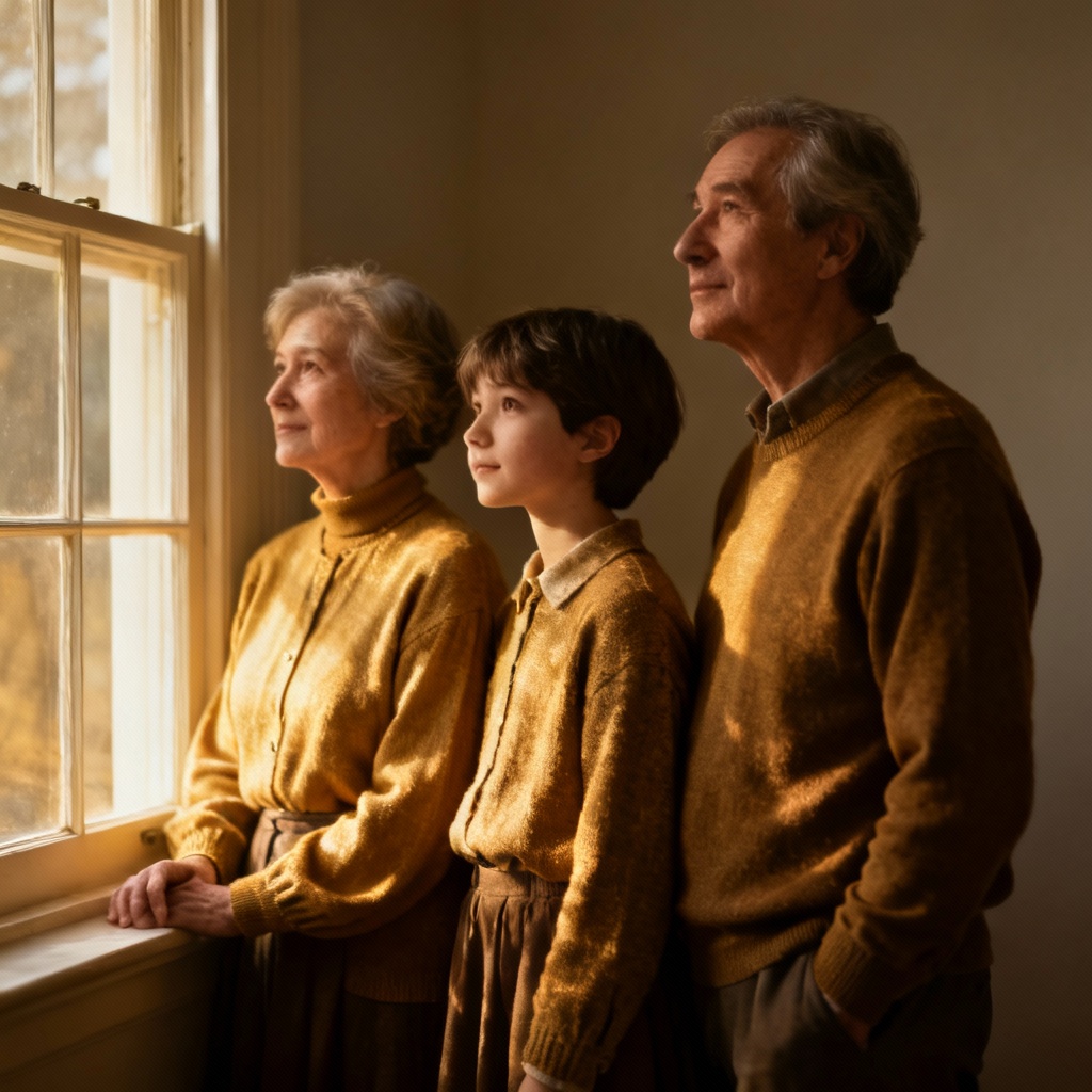 AI Multigenerational Family Portrait