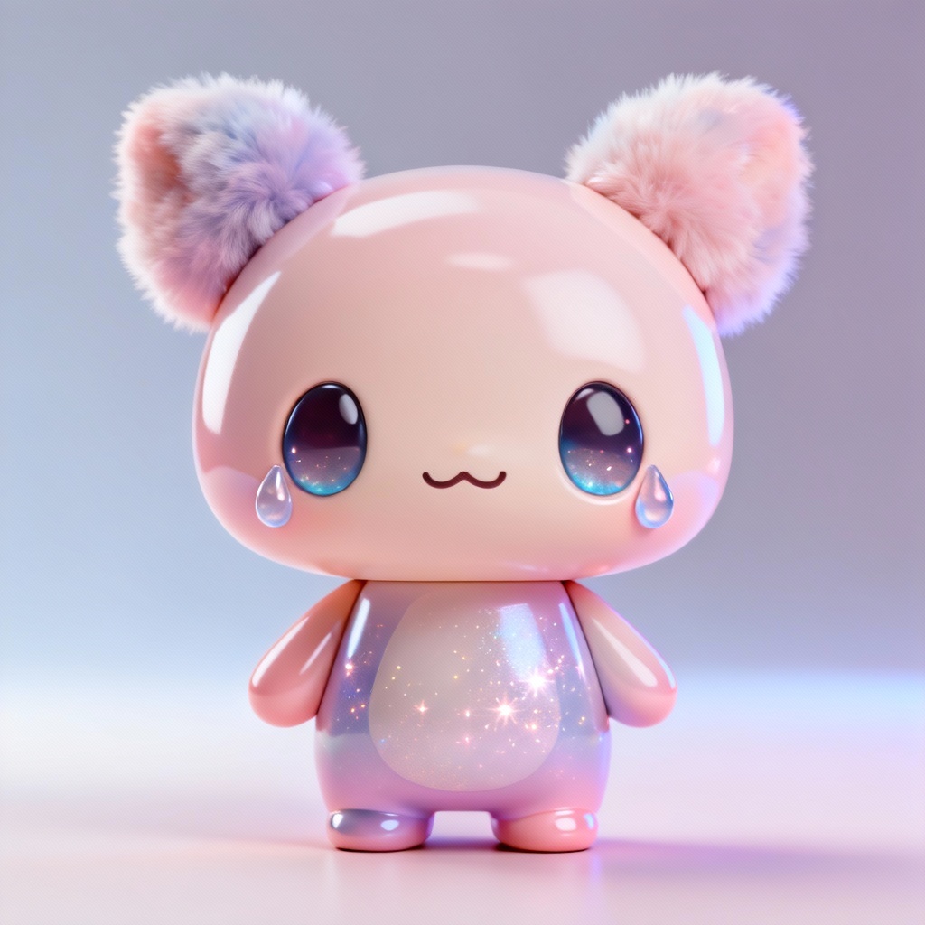 AI Labubu pet generator hero illustration of a cute designer-toy style pet