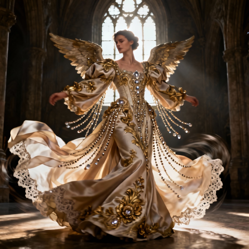 AI Renaissance Angel Sleeves