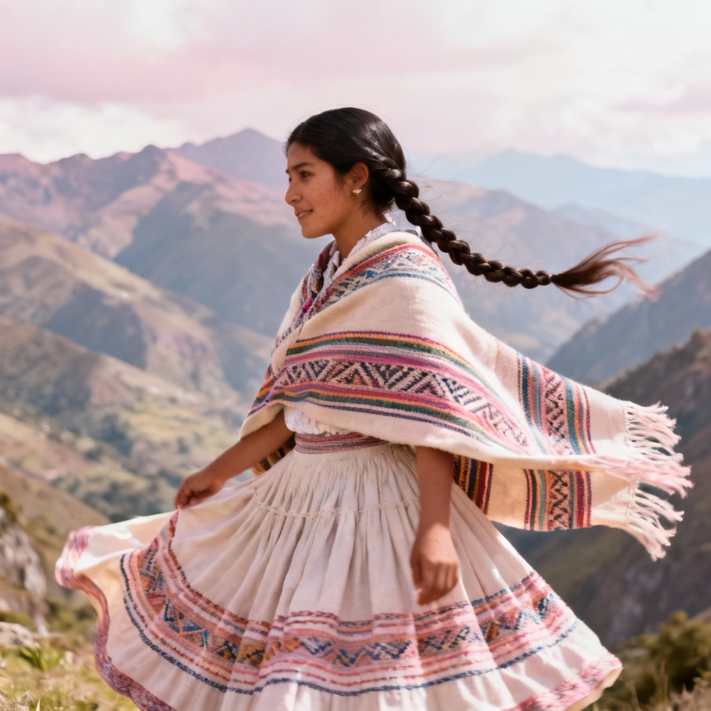 AI Andean Cultural Beauty Portrait