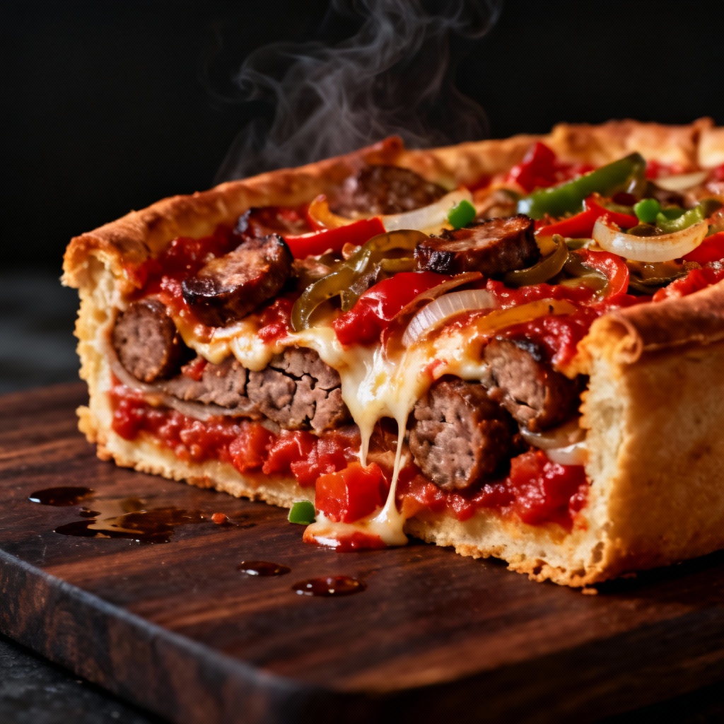 AI Deep-Dish Supreme Slice