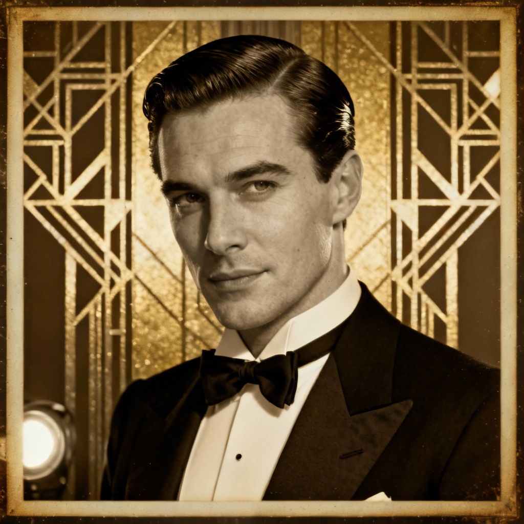 AI 1920s Art Deco Portrait