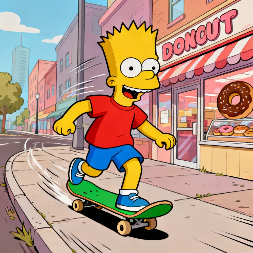 AI Springfield Skater Character