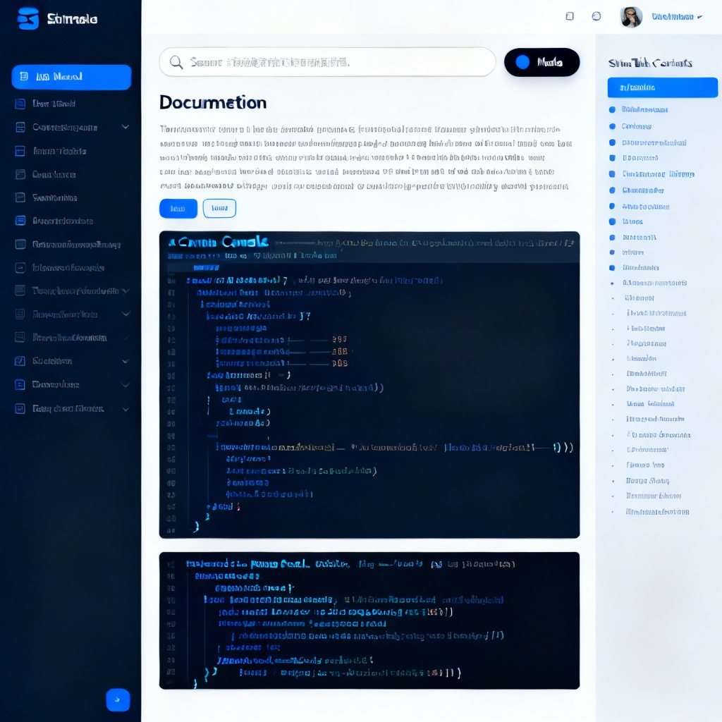 AI documentation site generator with sidebar navigation