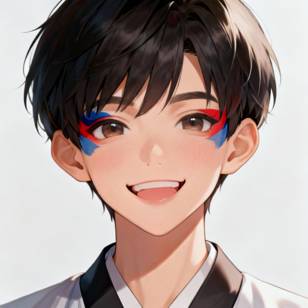 AI fan avatar with face paint for 2026 World Cup