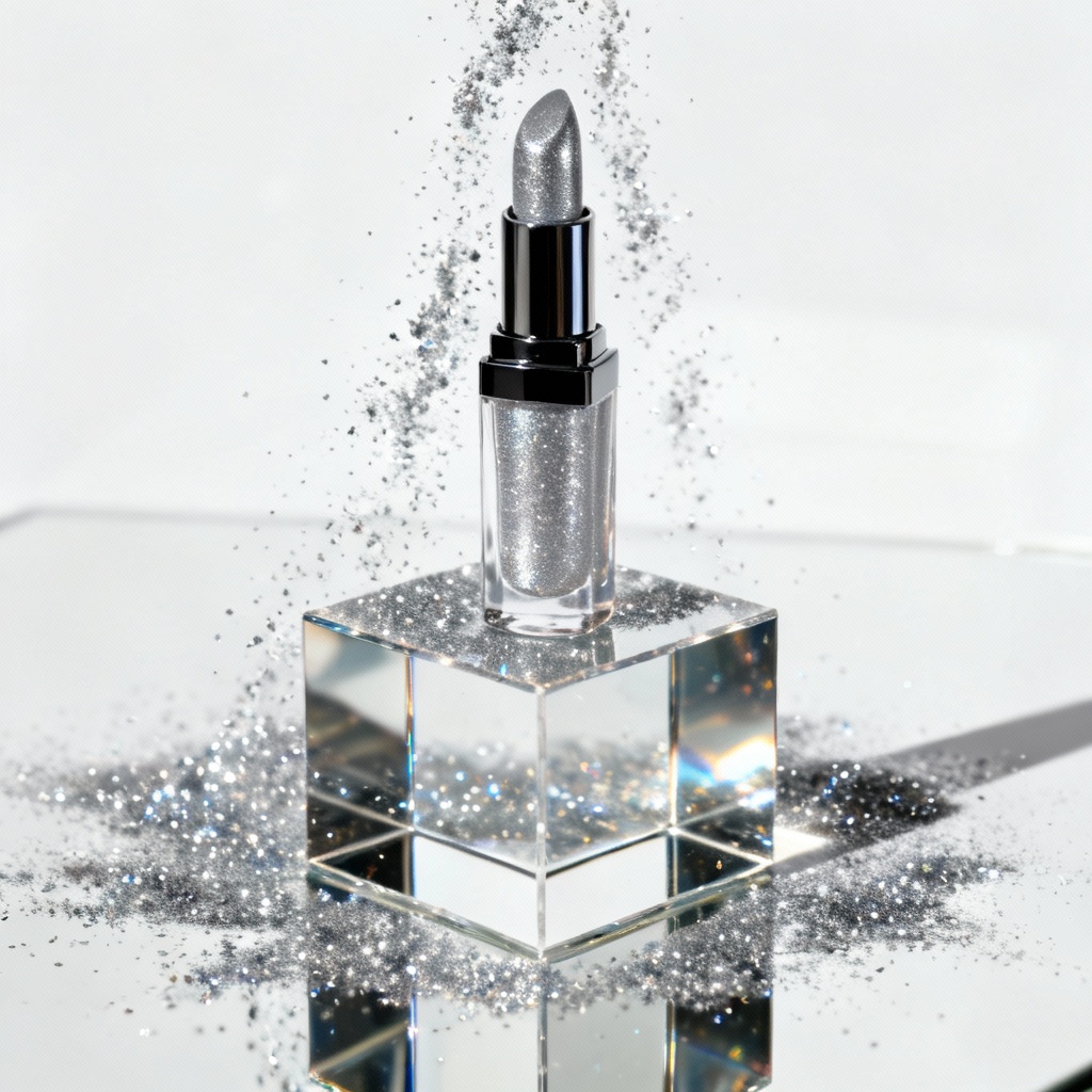 AI Sparkly Cosmetic Product Shot