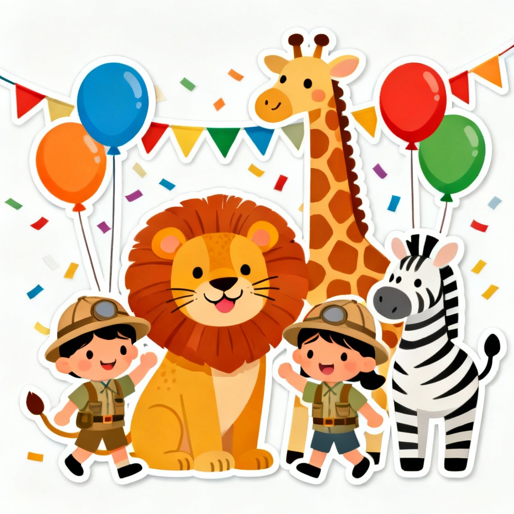 AI safari birthday party set for kids