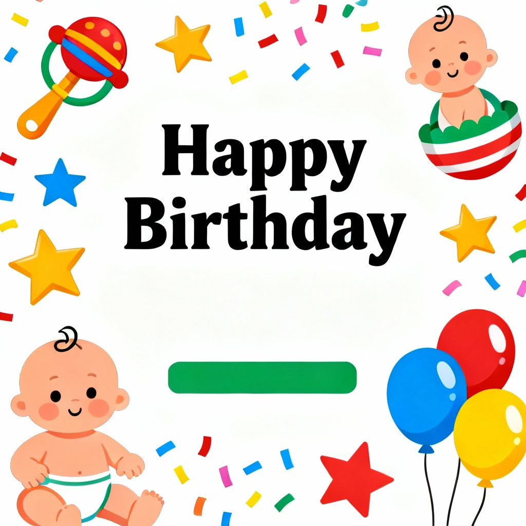 AI Baby Party Banner