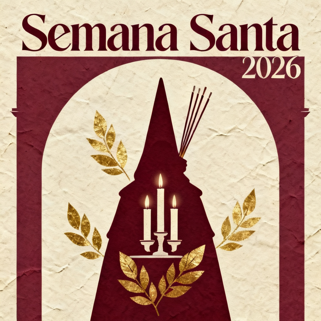 AI vintage Semana Santa 2026 poster design