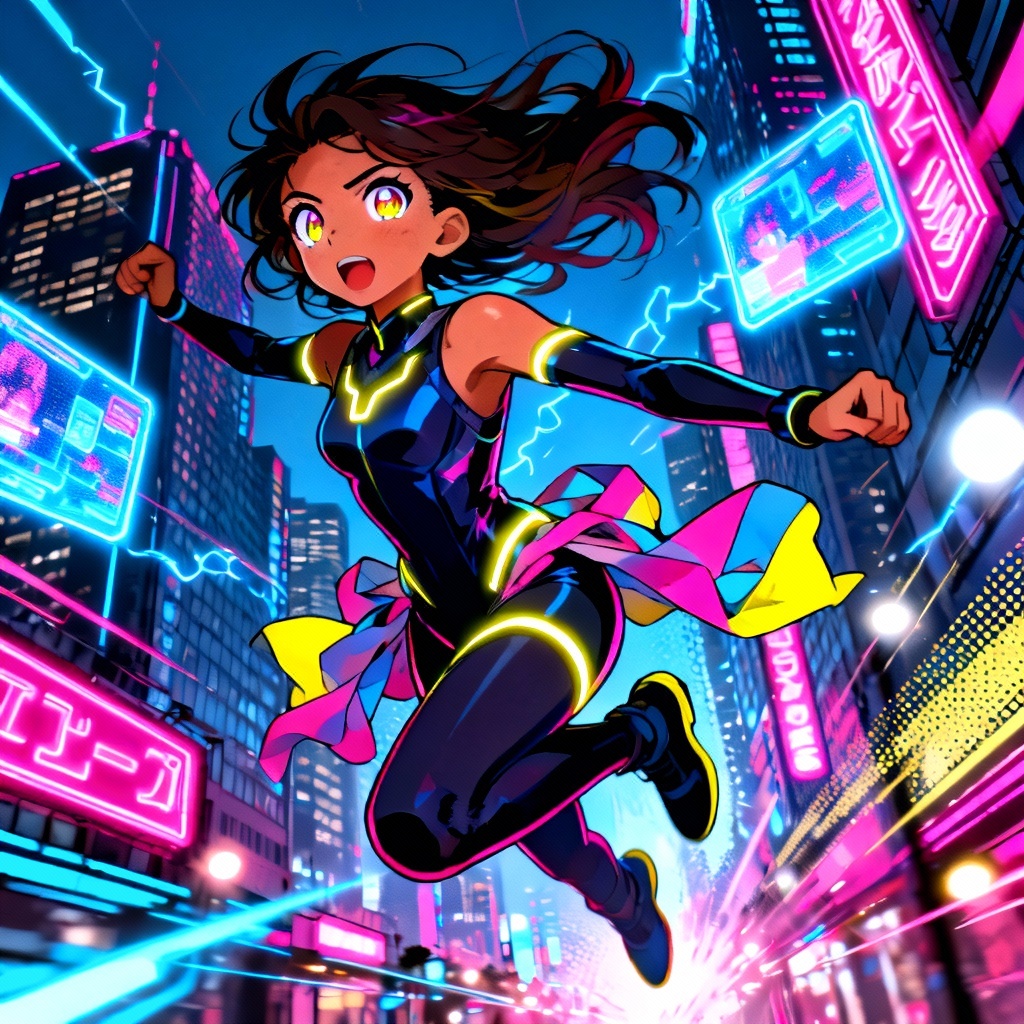 AI anime Latina character