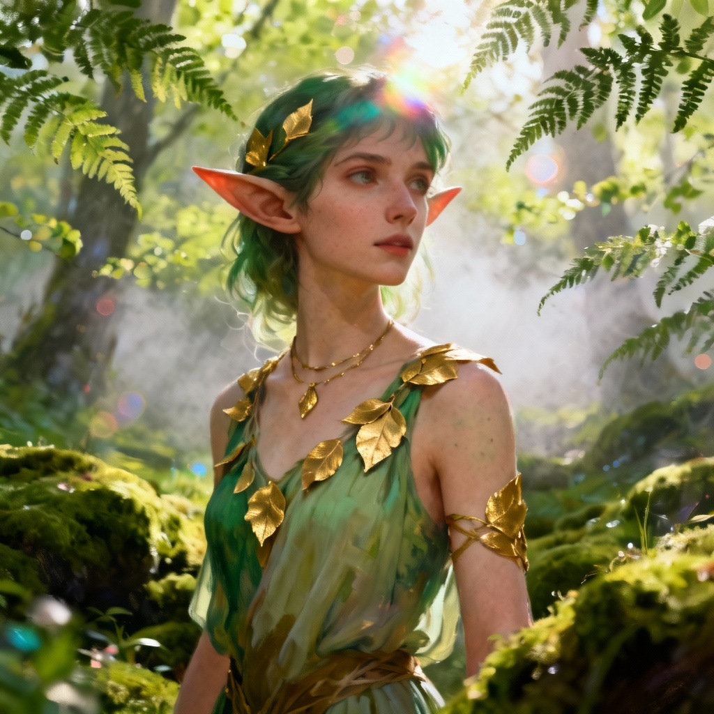 Elven Spring Free AI Spring Fantasy Portrait Generator | Create Floral Fairy Art Online
