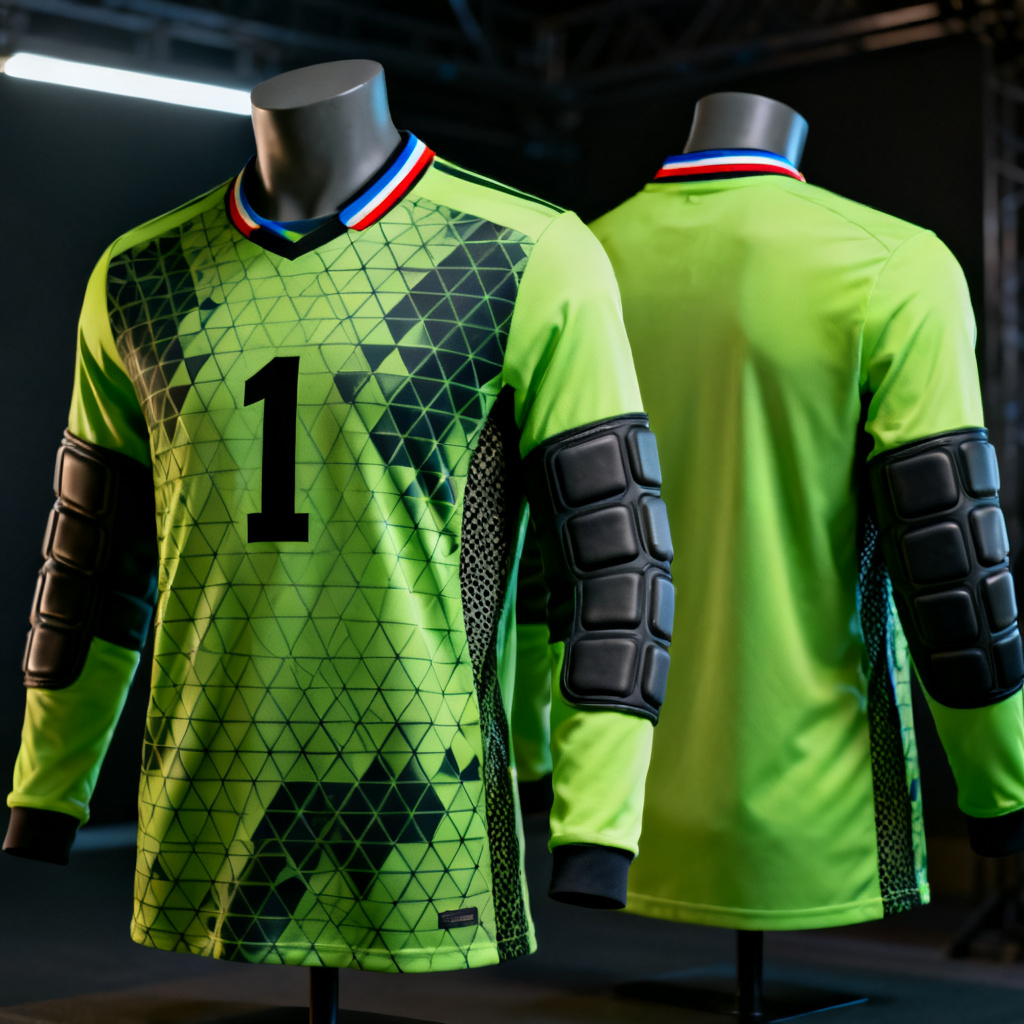 AI France Goalkeeper Jersey Neon Grid