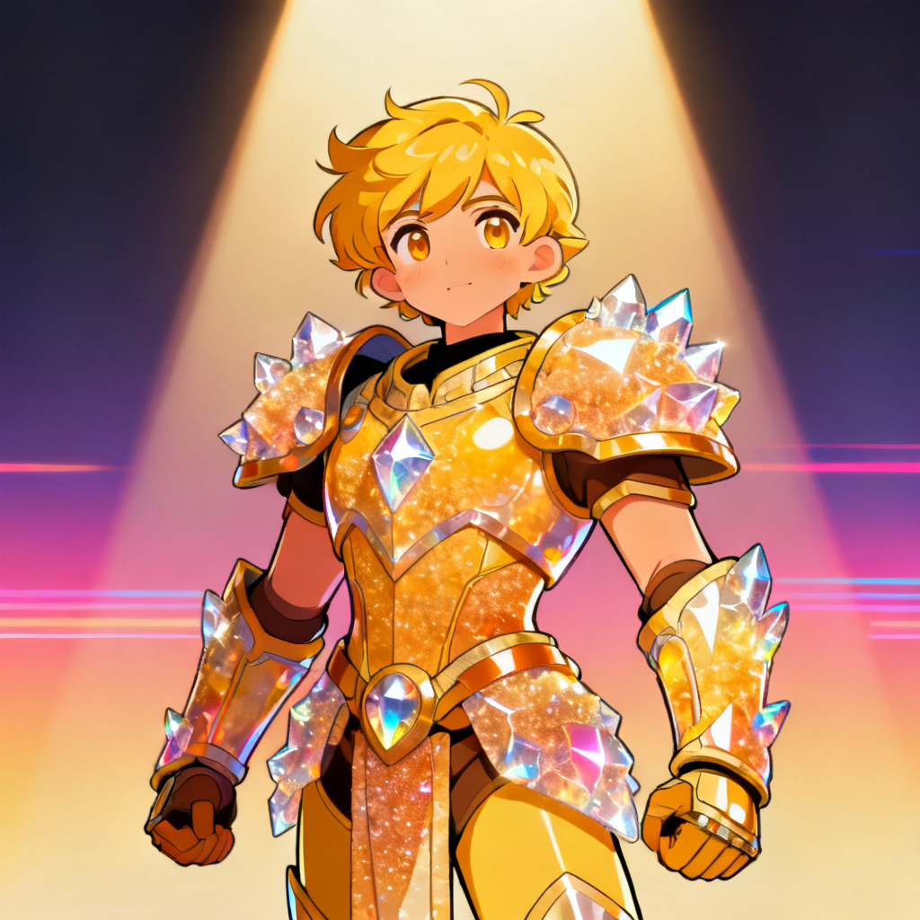 AI CRK OC honey paladin poster art