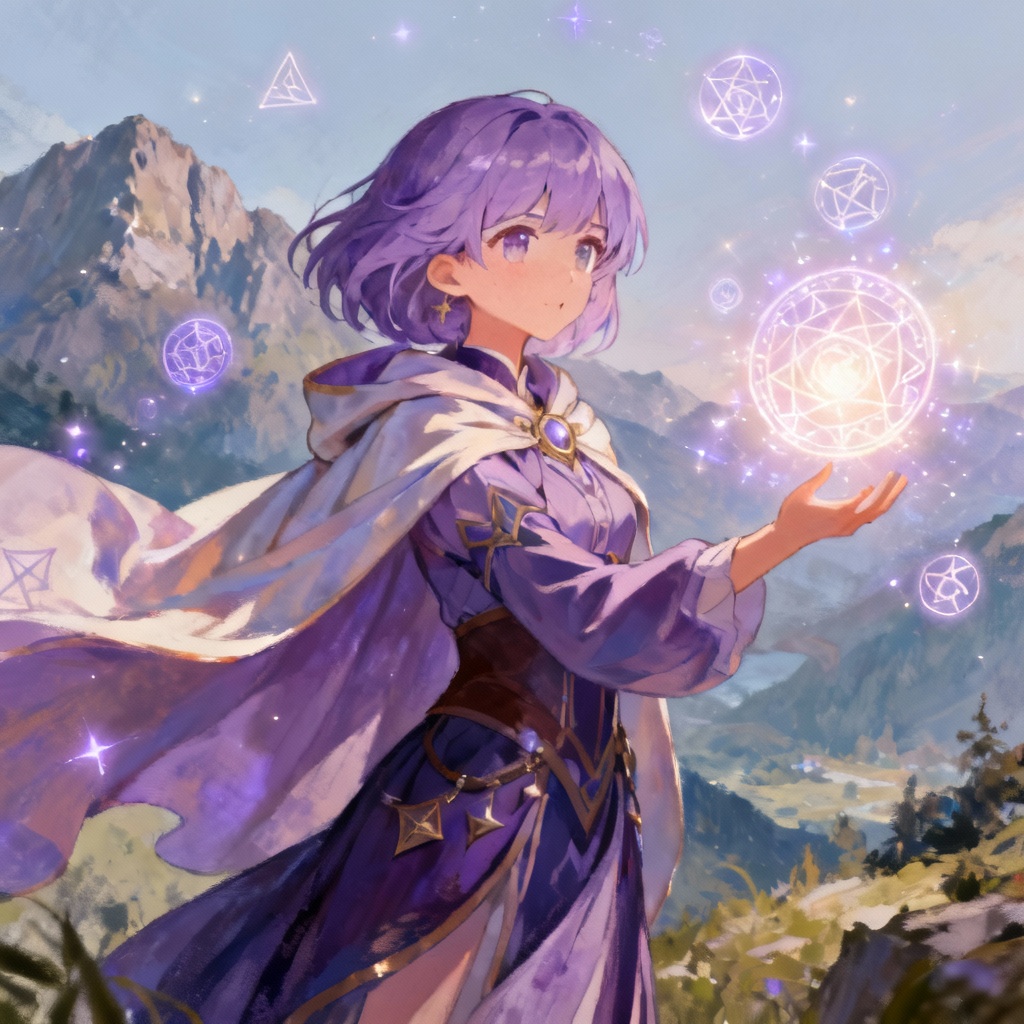 AI Fantasy Anime Girlfriend Mage